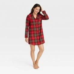 Cheap 😍 Women's Holiday Tartan Plaid Flannel Matching Family Pajama NightGown - Wondershop™ Red ❤️ 12 Cheap 😍 Women's Holiday Tartan Plaid Flannel Matching Family Pajama NightGown - Wondershop™ Red ❤️ -Wondershop Elegant Shop unnamed file 420
