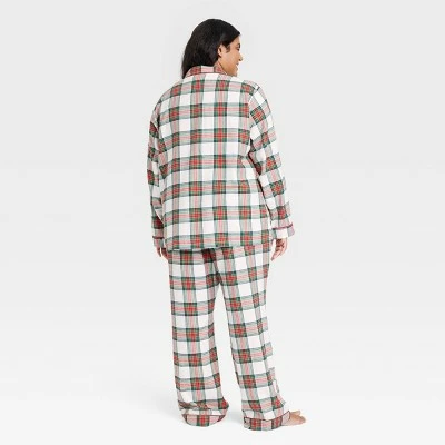 Discount ✔️ Women's Holiday Tartan Plaid Flannel Matching Family Pajama Set - Wondershop™ Cream 👍 1 Discount ✔️ Women's Holiday Tartan Plaid Flannel Matching Family Pajama Set - Wondershop™ Cream 👍