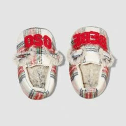 Coupon 😀 Toddler Bebe Oso Plaid Bootie Holiday Slippers - Wondershop™ Multicolor 🛒 -Wondershop Elegant Shop unnamed file 456