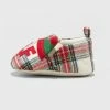 Best Pirce ❤️ Toddler Boys' Baby Elf Plaid Bootie Slippers - Wondershop™ Multicolor 🎉