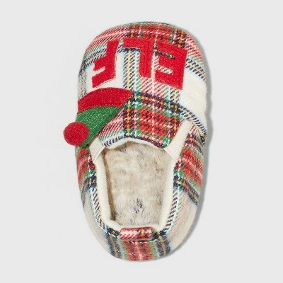 Best Pirce ❤️ Toddler Boys' Baby Elf Plaid Bootie Slippers - Wondershop™ Multicolor 🎉 2 Best Pirce ❤️ Toddler Boys' Baby Elf Plaid Bootie Slippers - Wondershop™ Multicolor 🎉 - Image 2
