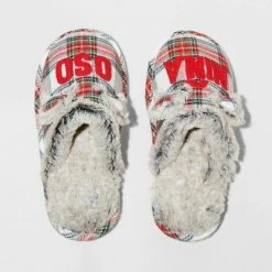 Cheapest 🧨 Girls' Nina Oso Plaid Slide Holiday Slippers - Wondershop™ Multicolor 🥰 -Wondershop Elegant Shop unnamed file 474