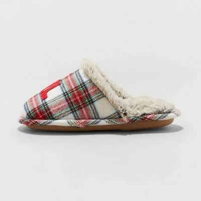Cheapest 🌟 Girls' Lil Elf Plaid Slide Slippers - Wondershop™ Multicolor 😍 1 Cheapest 🌟 Girls' Lil Elf Plaid Slide Slippers - Wondershop™ Multicolor 😍