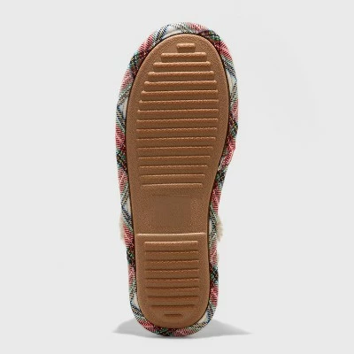 Hot Sale 😀 Men's Papa Oso Plaid Slide Holiday Slippers - Wondershop™ Multicolor ⭐ 4 Hot Sale 😀 Men's Papa Oso Plaid Slide Holiday Slippers - Wondershop™ Multicolor ⭐ - Image 4