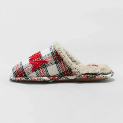 Flash Sale 🔥 Women's Mama Oso Plaid Slide Holiday Slippers - Wondershop™ Multicolor 🧨 1 Flash Sale 🔥 Women's Mama Oso Plaid Slide Holiday Slippers - Wondershop™ Multicolor 🧨