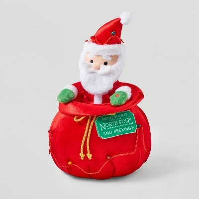 Best Pirce π 13" Santa in Bag Decorative Figurine - Wondershop™ β 2 Best Pirce π 13" Santa in Bag Decorative Figurine - Wondershop™ β - Image 2