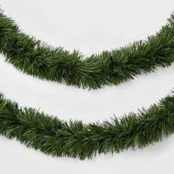 Best Pirce ✨ 18' Pre-Lit Artificial Pine 🎄 Christmas Garland Green with Multicolor Lights - Wondershop™ 👍