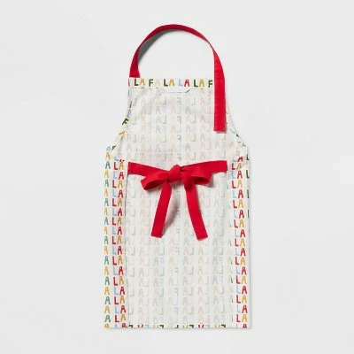 Hot Sale โ Cotton Fa La La Kids' Apron - Wondershop™ ๐ 2 Hot Sale โ Cotton Fa La La Kids' Apron - Wondershop™ ๐ - Image 2