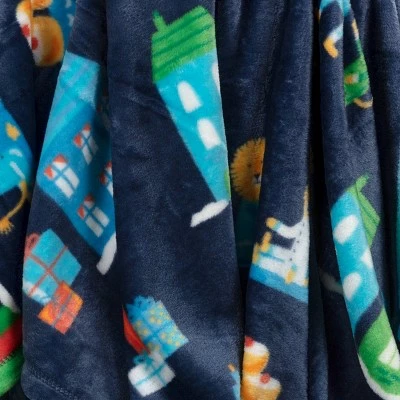 Wholesale โค๏ธ Hanukkah Printed Plush Throw Blanket Blue - Wondershop™ ๐ 3 Wholesale โค๏ธ Hanukkah Printed Plush Throw Blanket Blue - Wondershop™ ๐ - Image 3