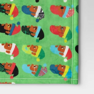 Cheap ๐งจ Santa Printed Plush Throw Blanket Green - Wondershop™ ๐ 2 Cheap ๐งจ Santa Printed Plush Throw Blanket Green - Wondershop™ ๐ - Image 2