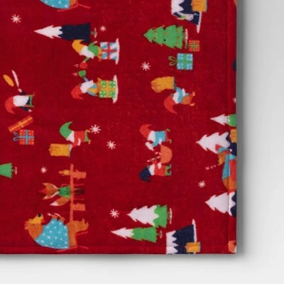 Brand new โญ Gnomes Printed Plush Throw Blanket Red - Wondershop™ ๐ฅฐ 3 Brand new โญ Gnomes Printed Plush Throw Blanket Red - Wondershop™ ๐ฅฐ - Image 3