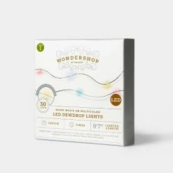 Best Sale π 30ct Battery Operated LED Dewdrop Fairy String Lights Multicolor & Warm White with Green Wire - Wondershop™ π