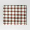 Cheapest 😍 Tartan Plaid Printed Plush Throw Blanket Cream - Wondershop™ 😉