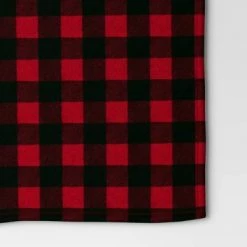 Hot Sale 🎁 Buffalo Check Printed Plush Throw Blanket Red/Black - Wondershop™ 🔔 -Wondershop Elegant Shop unnamed file 618