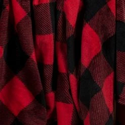 Hot Sale 🎁 Buffalo Check Printed Plush Throw Blanket Red/Black - Wondershop™ 🔔 -Wondershop Elegant Shop unnamed file 619