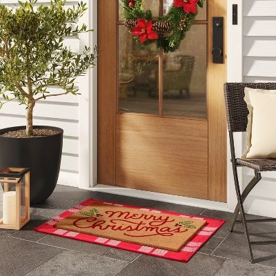 Wholesale π₯° 1'6"x2'x6" 'Merry β Christmas' Doormat - Wondershop™ π 1 Wholesale π₯° 1'6"x2'x6" 'Merry β Christmas' Doormat - Wondershop™ π