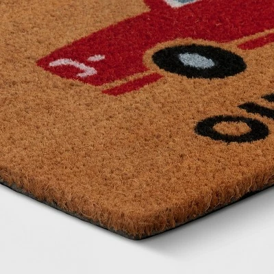 Flash Sale β¨ 1'6"x2'6" 'Oh What Fun' Car Doormat Red - Wondershop™ π 2 Flash Sale β¨ 1'6"x2'6" 'Oh What Fun' Car Doormat Red - Wondershop™ π - Image 2