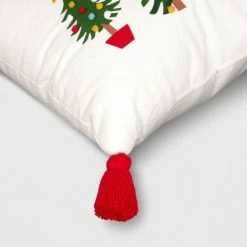 Promo π Christmas Tree Print Lumbar Throw Pillow with Tassels Ivory - Wondershop™ π 6 Promo π Christmas Tree Print Lumbar Throw Pillow with Tassels Ivory - Wondershop™ π -Wondershop Elegant Shop unnamed file 646