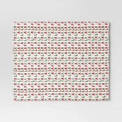 Cheapest โญ 'Fa La La' Printed Plush ๐ Christmas Throw Blanket - Wondershop™ ๐งจ 2 Cheapest โญ 'Fa La La' Printed Plush ๐ Christmas Throw Blanket - Wondershop™ ๐งจ - Image 2