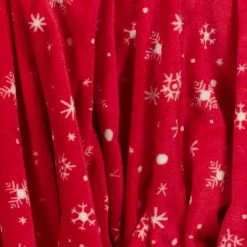 Buy 🌟 Snowflake Printed Plush Throw Blanket ❄ Christmas Red/Ivory - Wondershop™ 😉 -Wondershop Elegant Shop unnamed file 682