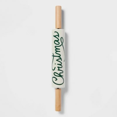 Buy ๐ Stoneware and Wood Merry โ Christmas Rolling Pin - Wondershop™ ๐ฅฐ 2 Buy ๐ Stoneware and Wood Merry โ Christmas Rolling Pin - Wondershop™ ๐ฅฐ - Image 2