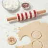 Brand new 💯 Stoneware and Wood Striped Mini Rolling Pin Red - Wondershop™ ⭐
