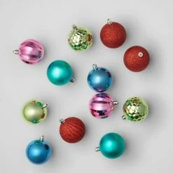 Buy 👍 100ct 🎅 Christmas Tree Ornament Set - Wondershop™ Dark Blue/silver 🤩 -Wondershop Elegant Shop unnamed file 81