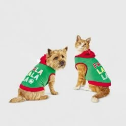 Brand new 😉 Falalala 🐕 Dog and Cat Hoodie - Wondershop™ ✨ -Wondershop Elegant Shop unnamed file 934