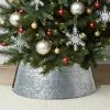 Deals 🎁 25" Galvanized Metal 🔔 Christmas Tree Collar - Wondershop™ 🥰