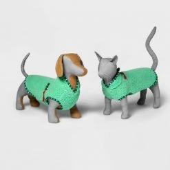 Promo 😀 Fleece 🐕 Dog and Cat Jacket - Green - Wondershop™ ⌛ -Wondershop Elegant Shop unnamed file 994